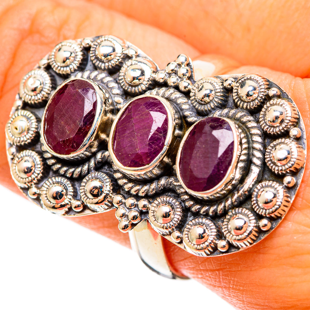 Ruby Rings handcrafted by Ana Silver Co - RING109199