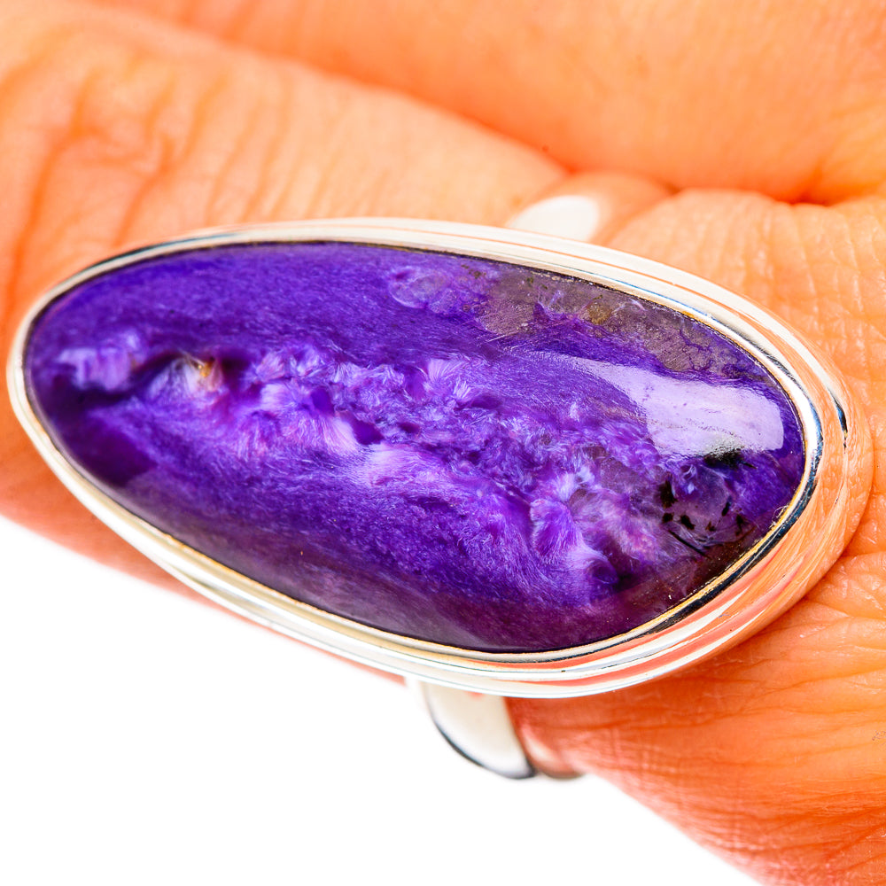 Charoite Rings handcrafted by Ana Silver Co - RING109202