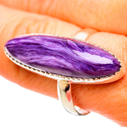 Charoite Rings handcrafted by Ana Silver Co - RING109206