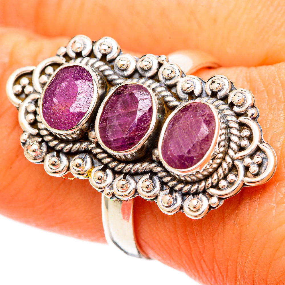Ruby Rings handcrafted by Ana Silver Co - RING109240