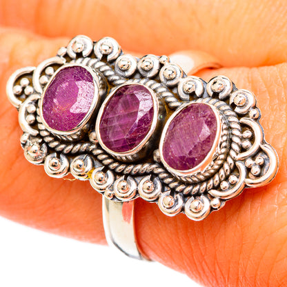 Ruby Rings handcrafted by Ana Silver Co - RING109240
