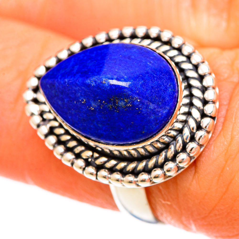 Lapis Lazuli Rings handcrafted by Ana Silver Co - RING109257