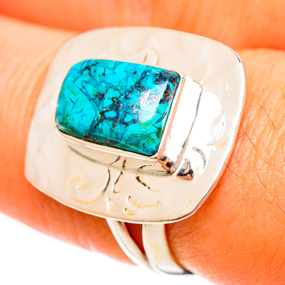 Shattuckite Rings handcrafted by Ana Silver Co - RING109261