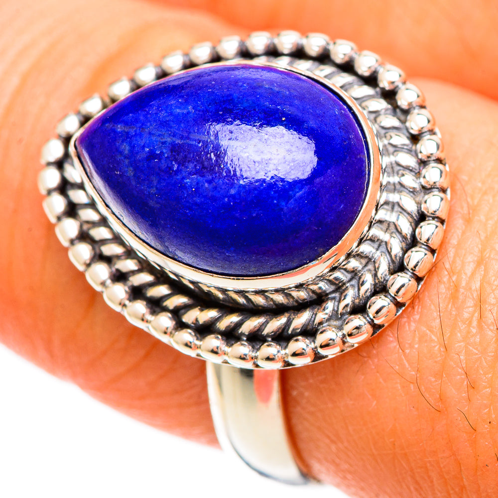 Lapis Lazuli Rings handcrafted by Ana Silver Co - RING109262