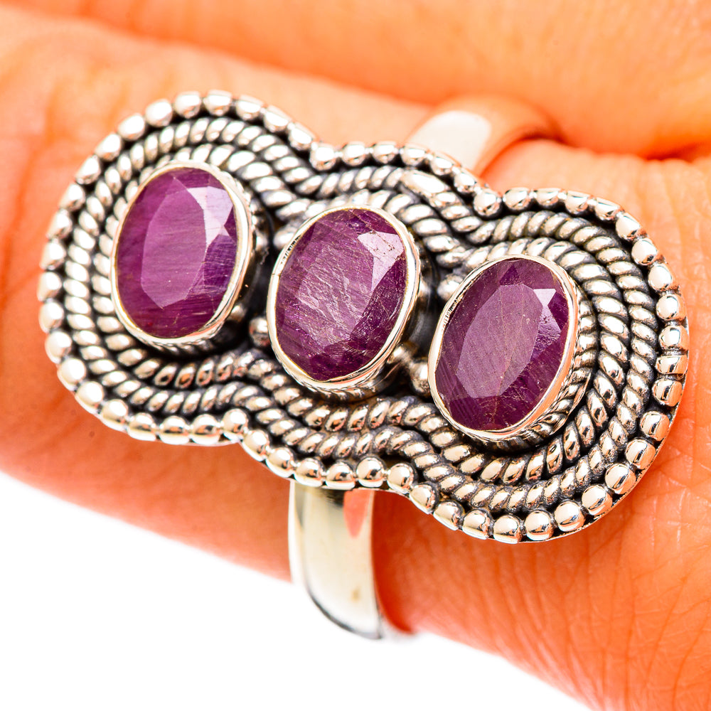 Ruby Rings handcrafted by Ana Silver Co - RING109271