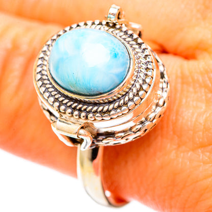 Larimar Rings handcrafted by Ana Silver Co - RING109292