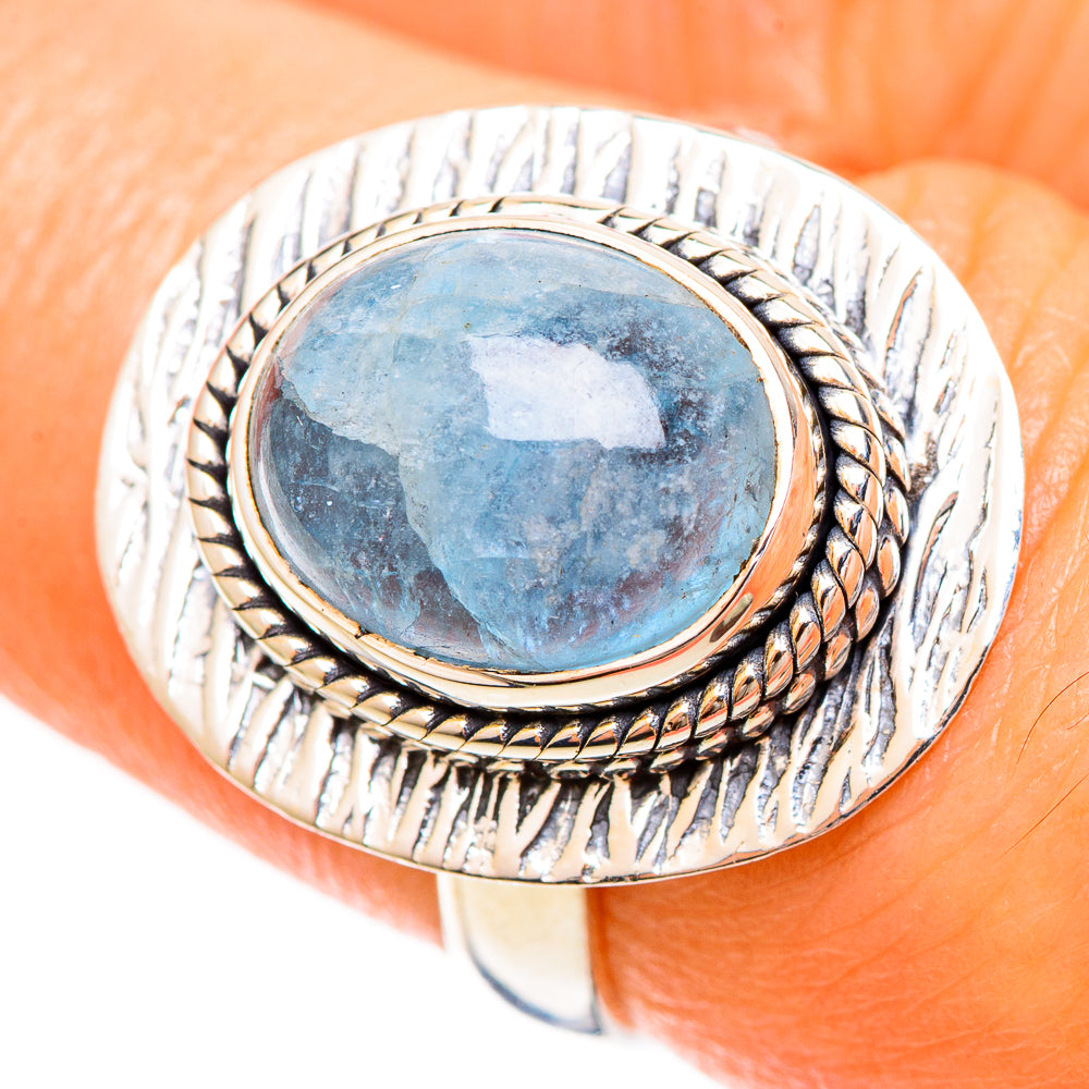 Aquamarine Rings handcrafted by Ana Silver Co - RING109295