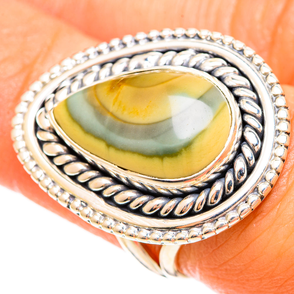 Polychrome Jasper Rings handcrafted by Ana Silver Co - RING109297