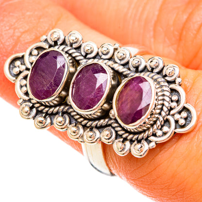 Ruby Rings handcrafted by Ana Silver Co - RING109302