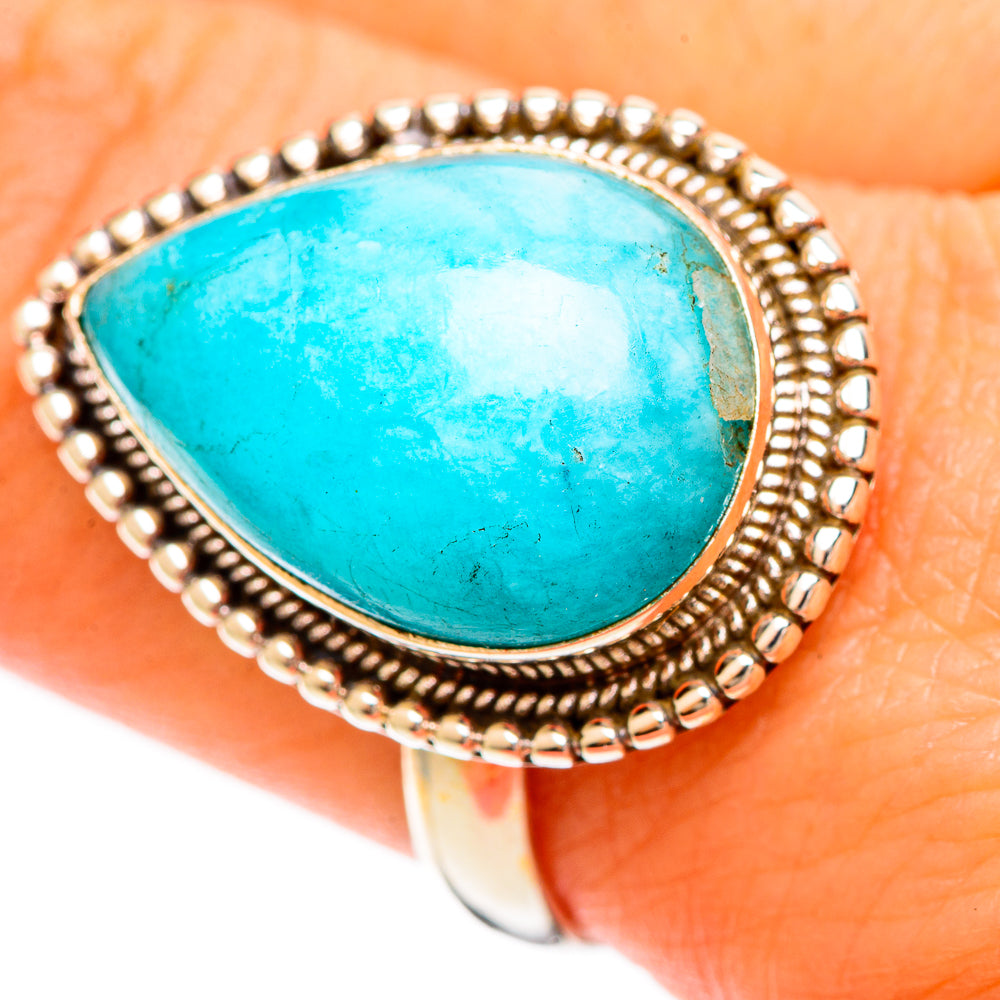 Larimar Rings handcrafted by Ana Silver Co - RING109323