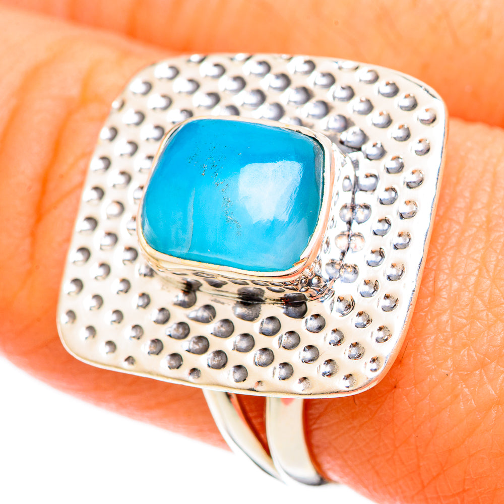 Larimar Rings handcrafted by Ana Silver Co - RING109324