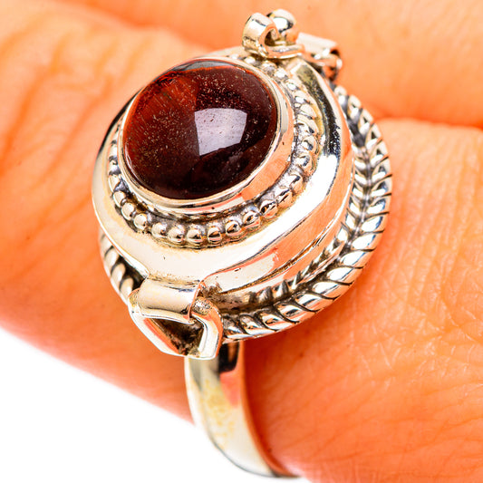 Red Tiger Eye Rings handcrafted by Ana Silver Co - RING109332