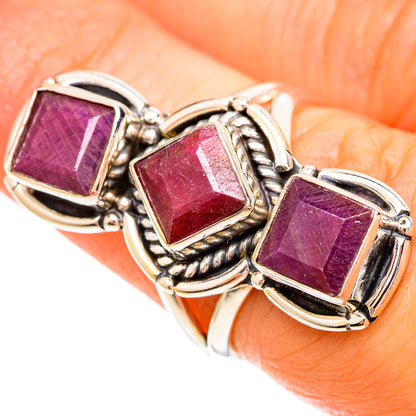 Ruby Rings handcrafted by Ana Silver Co - RING109334