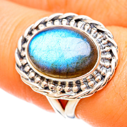 Labradorite Rings handcrafted by Ana Silver Co - RING109352