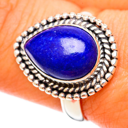 Lapis Lazuli Rings handcrafted by Ana Silver Co - RING109357