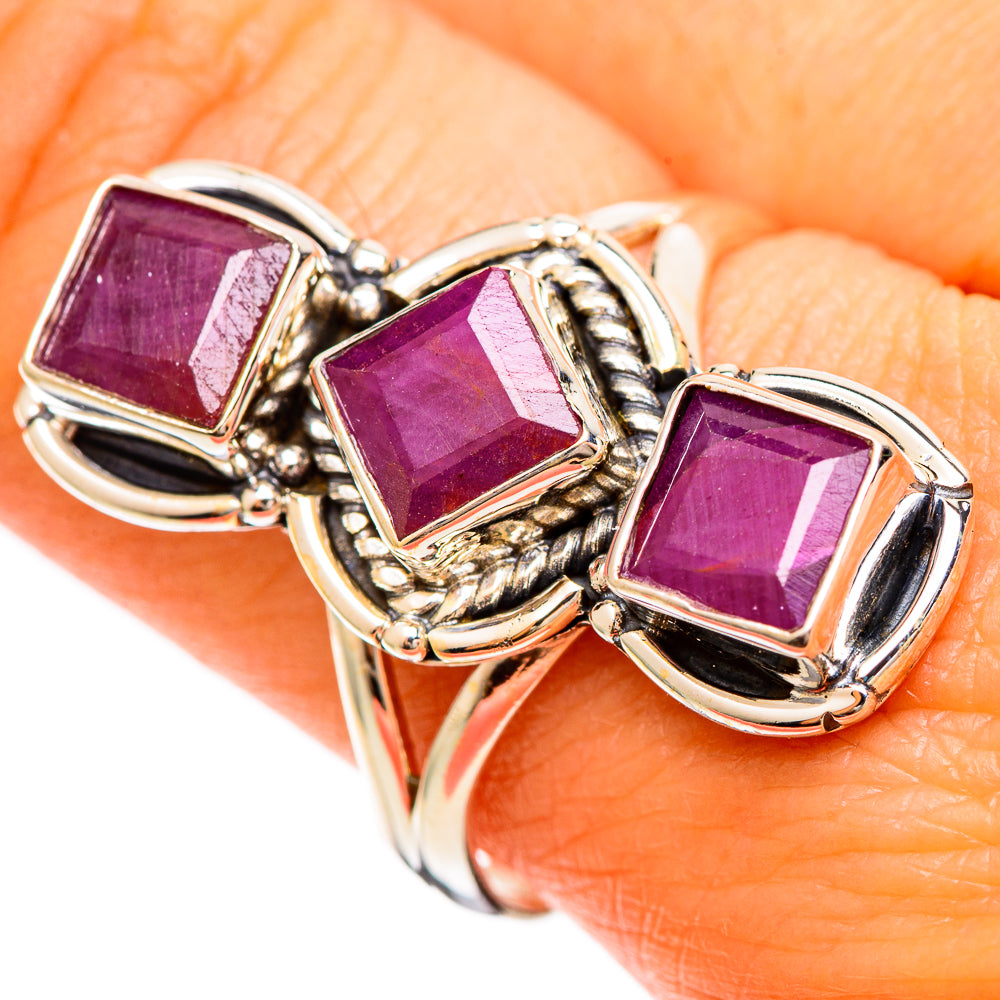 Ruby Rings handcrafted by Ana Silver Co - RING109367
