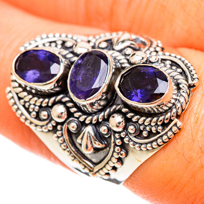 Violet Spinel Rings handcrafted by Ana Silver Co - RING109370