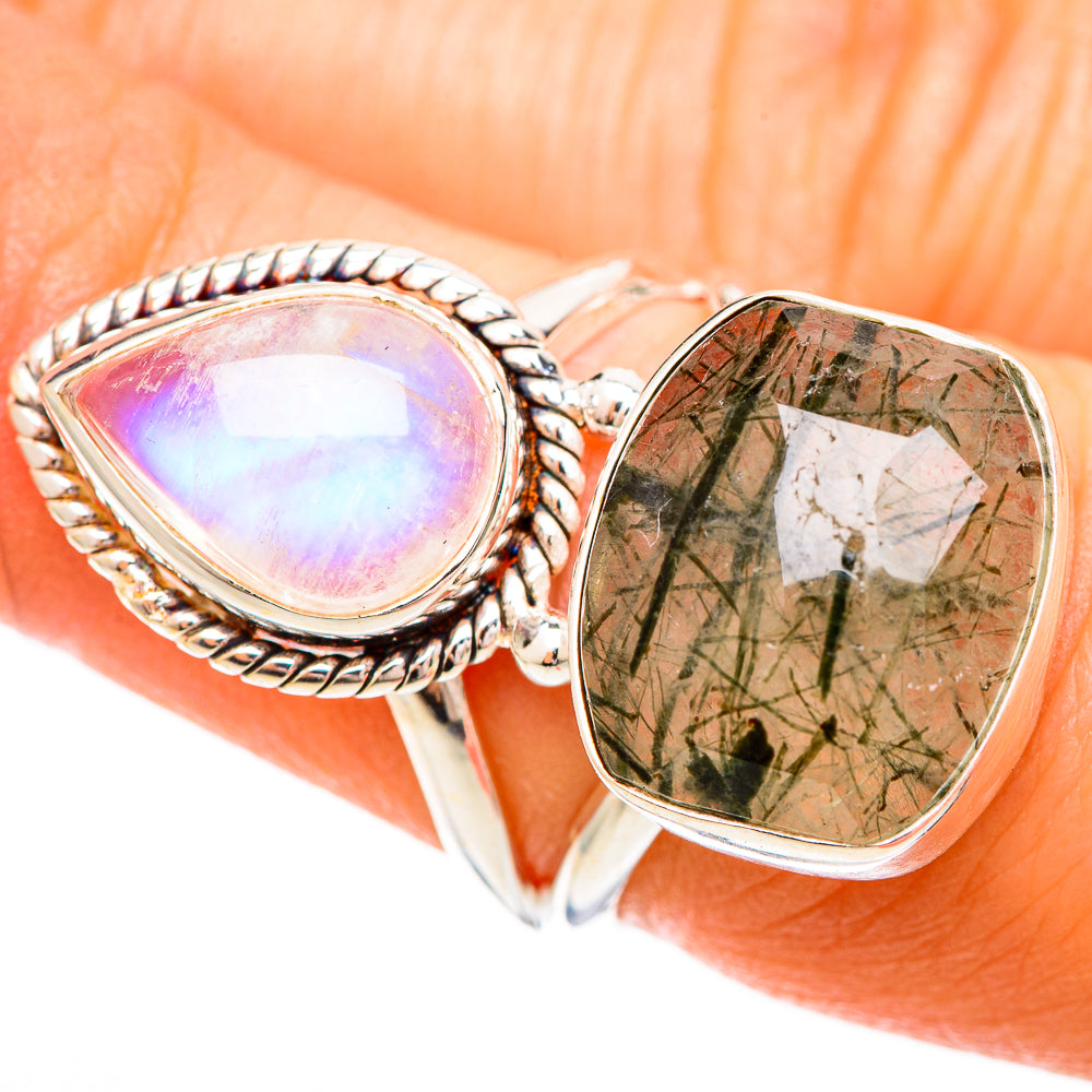 Tourmalinated Quartz Rings handcrafted by Ana Silver Co - RING109372