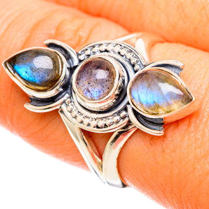 Labradorite Rings handcrafted by Ana Silver Co - RING109386