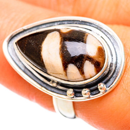 Peanut Wood Jasper Rings handcrafted by Ana Silver Co - RING109395