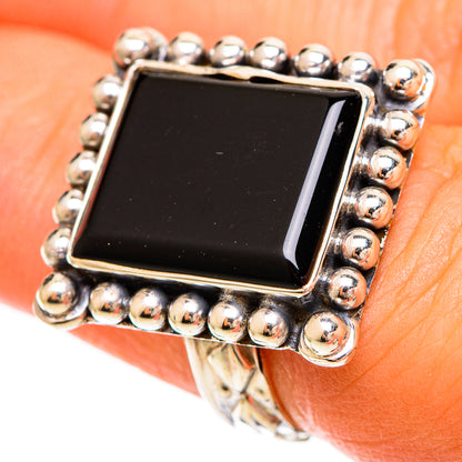 Black Onyx Rings handcrafted by Ana Silver Co - RING109399