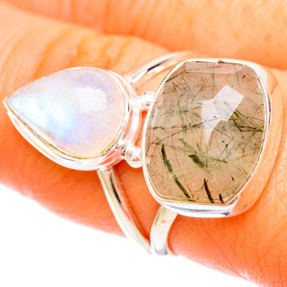 Tourmalinated Quartz Rings handcrafted by Ana Silver Co - RING109400