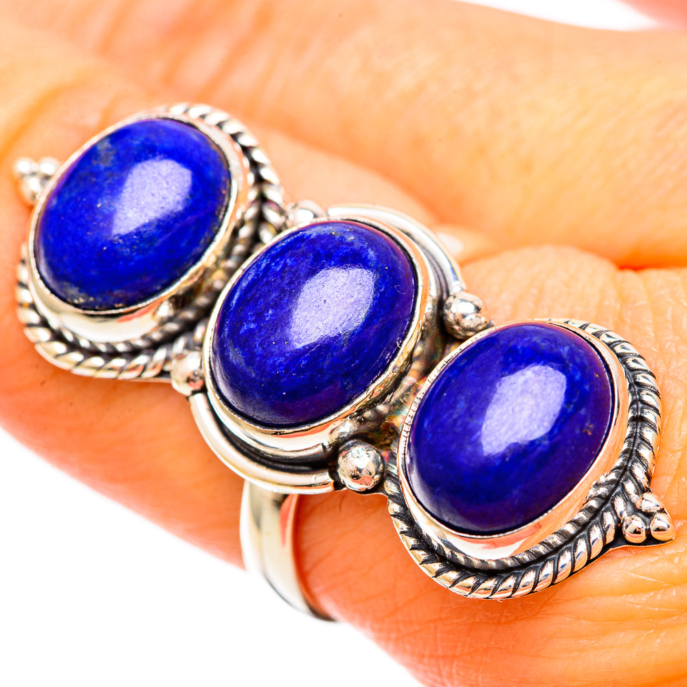 Lapis Lazuli Rings handcrafted by Ana Silver Co - RING109415