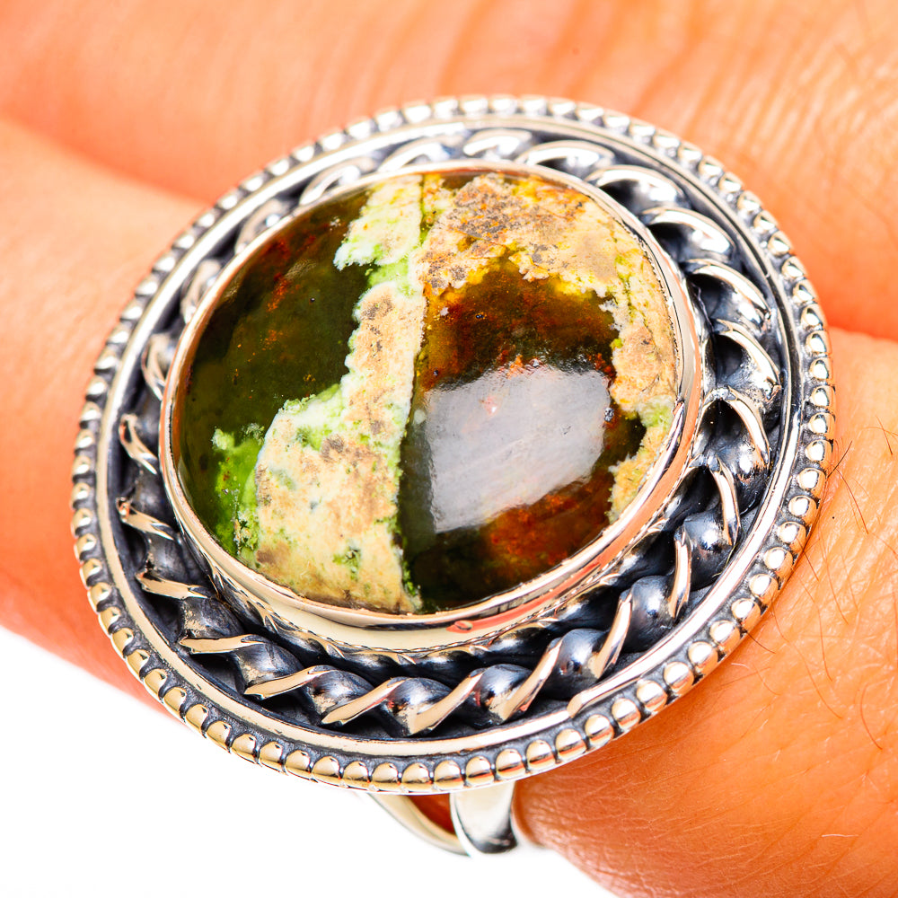 Rainforest Opal Rings handcrafted by Ana Silver Co - RING109425