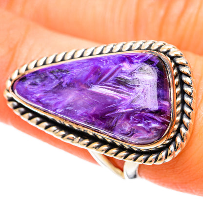 Charoite Rings handcrafted by Ana Silver Co - RING109435