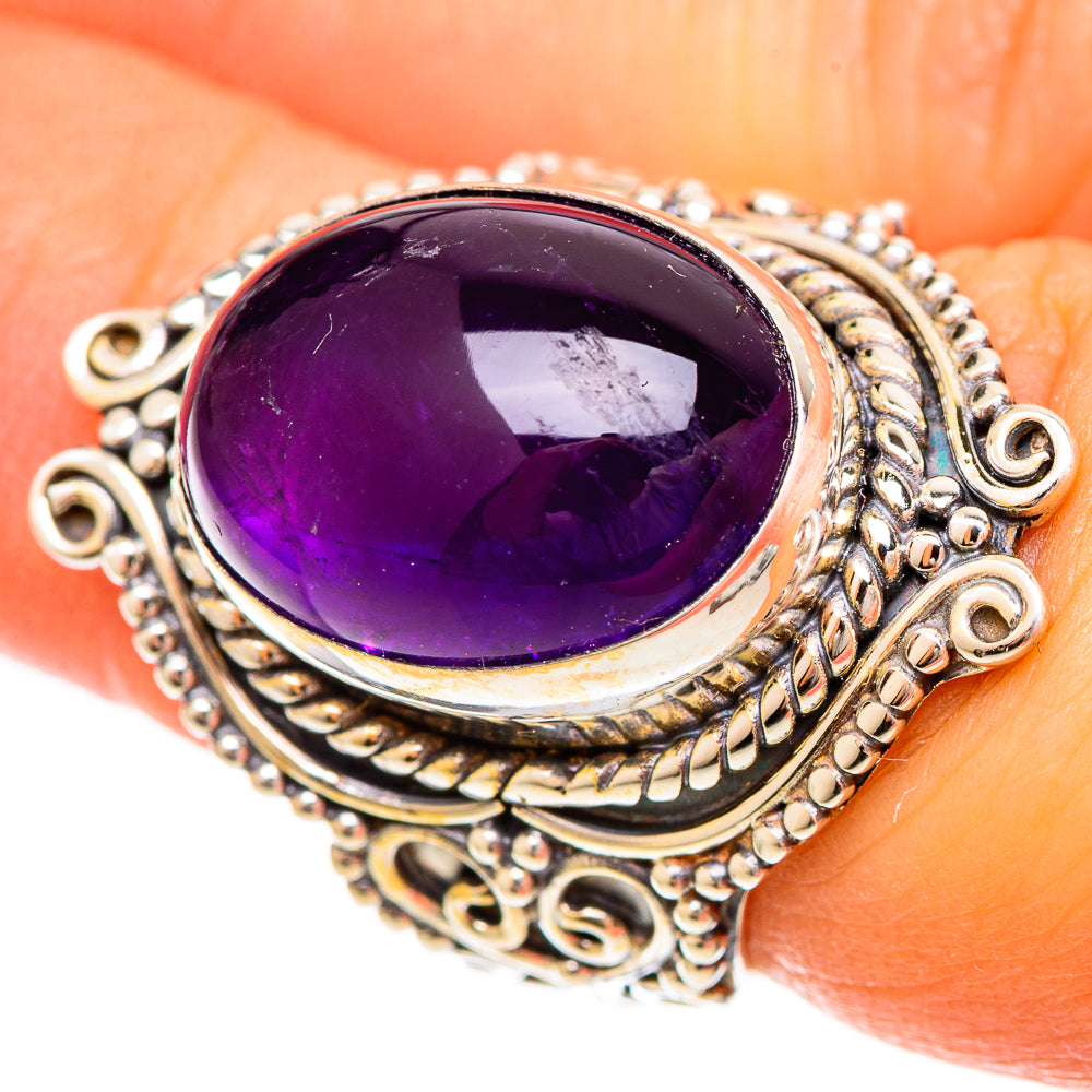 Amethyst Rings handcrafted by Ana Silver Co - RING109438