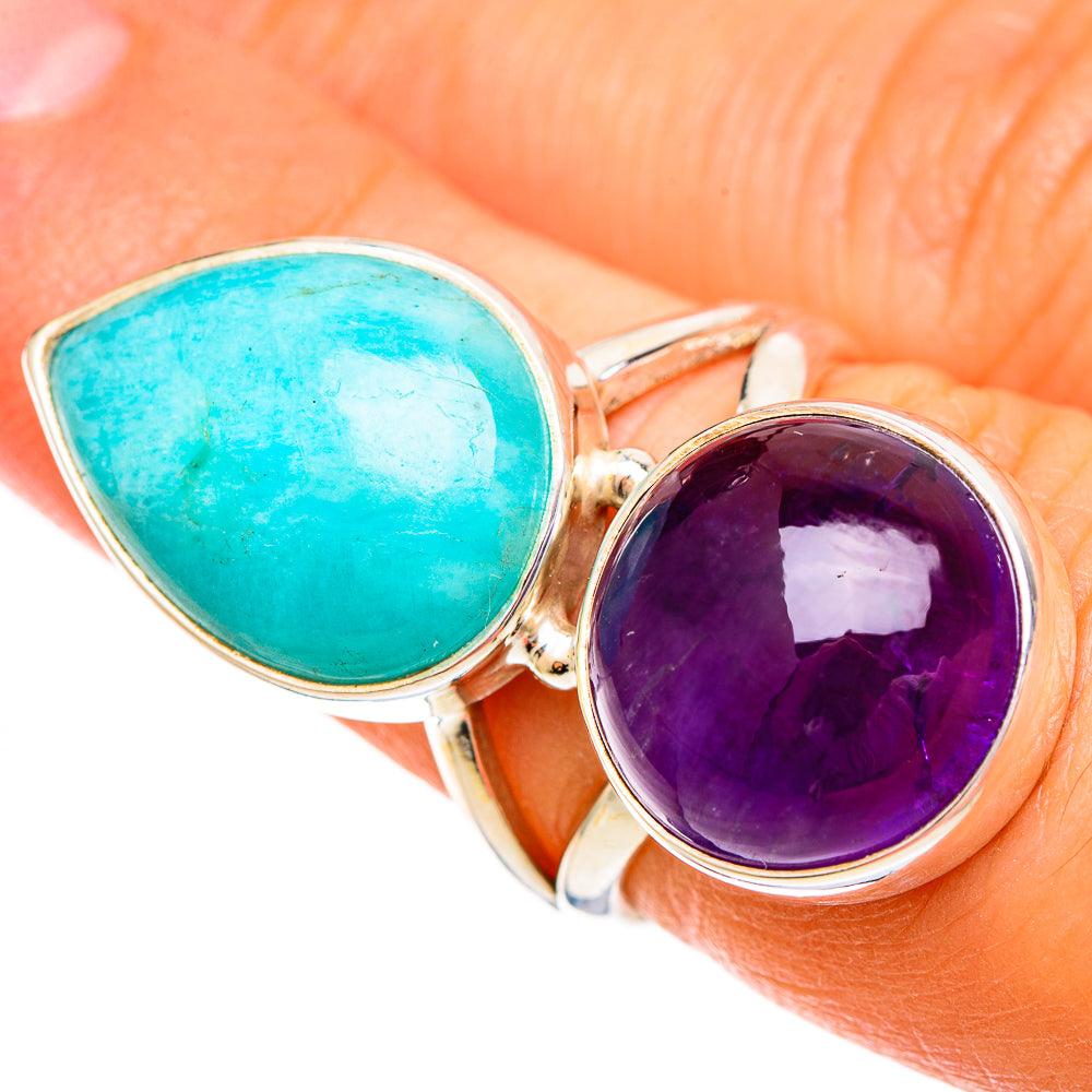 Larimar Rings handcrafted by Ana Silver Co - RING109450
