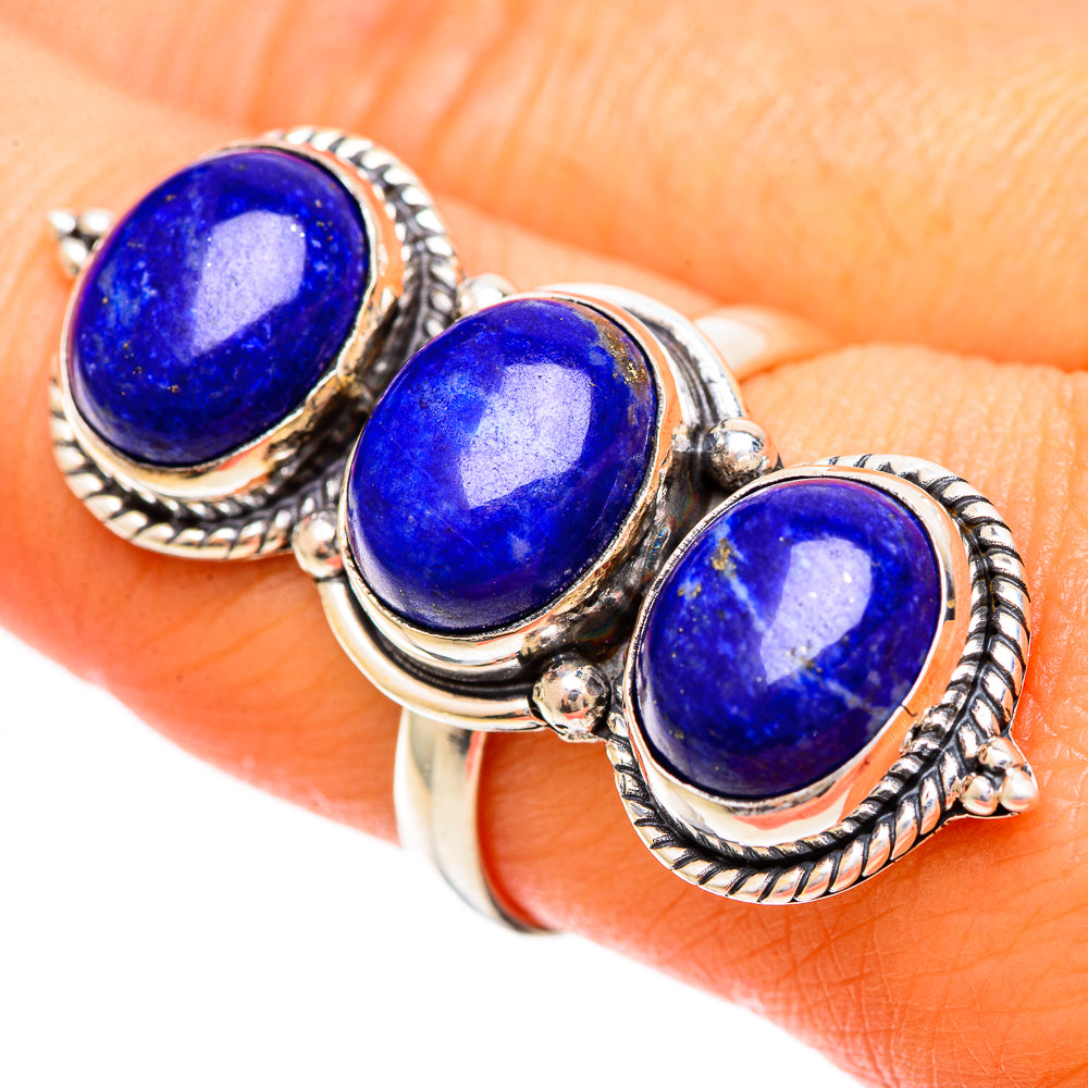 Lapis Lazuli Rings handcrafted by Ana Silver Co - RING109459