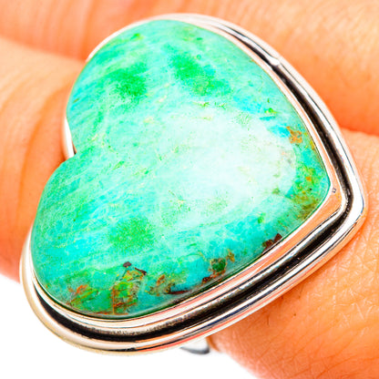 Chrysocolla Rings handcrafted by Ana Silver Co - RING109468
