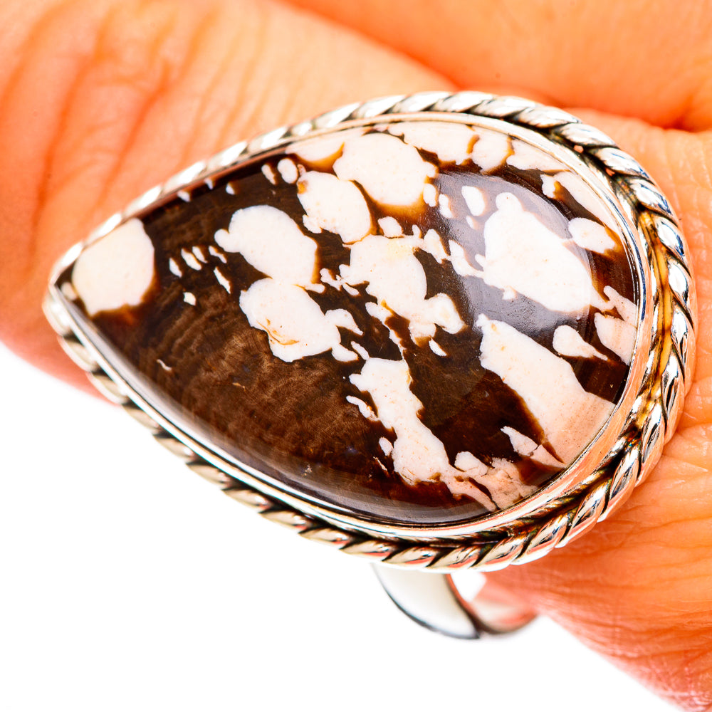 Peanut Wood Jasper Rings handcrafted by Ana Silver Co - RING109471