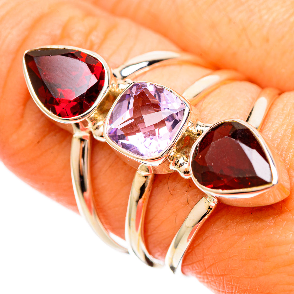 Garnet Rings handcrafted by Ana Silver Co - RING109480