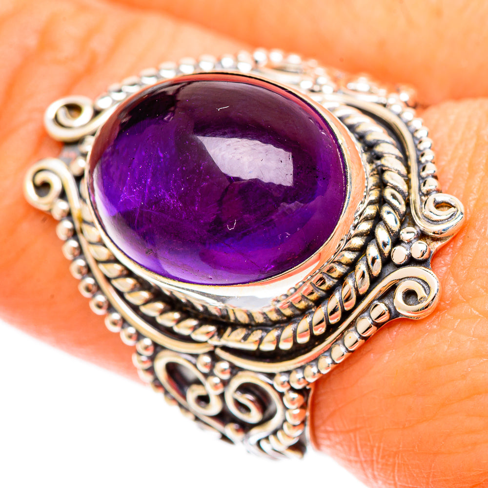 Amethyst Rings handcrafted by Ana Silver Co - RING109481