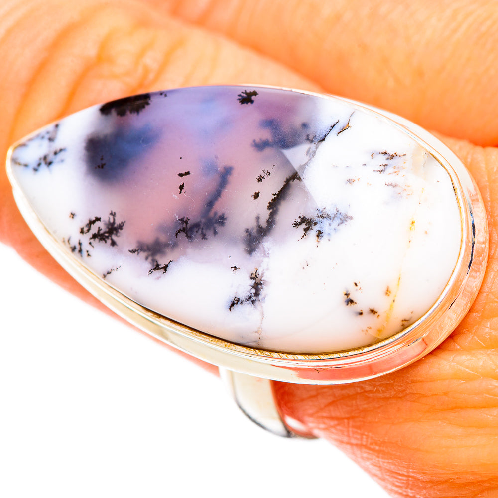 Dendritic Opal Rings handcrafted by Ana Silver Co - RING109489
