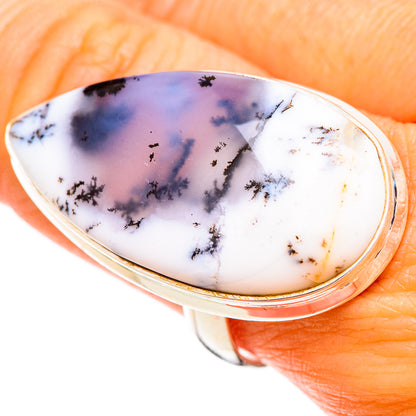 Dendritic Opal Rings handcrafted by Ana Silver Co - RING109489