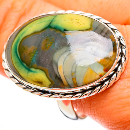 Polychrome Jasper Rings handcrafted by Ana Silver Co - RING109492