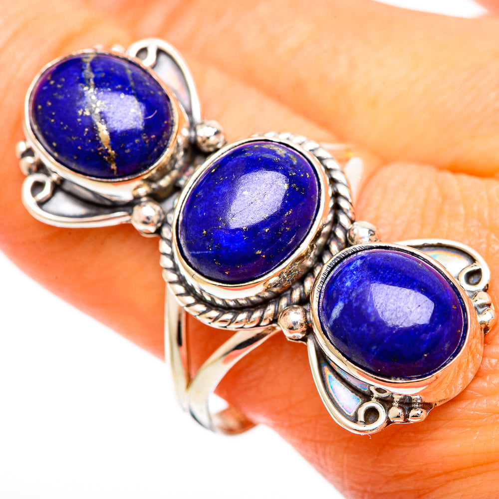 Lapis Lazuli Rings handcrafted by Ana Silver Co - RING109496