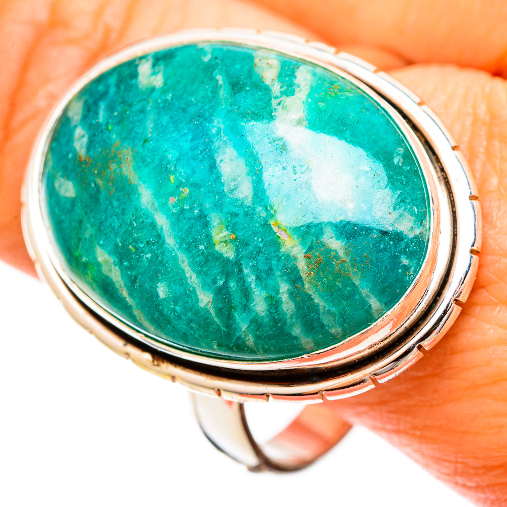 Amazonite Rings handcrafted by Ana Silver Co - RING109502