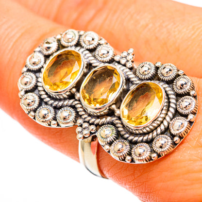 Citrine Rings handcrafted by Ana Silver Co - RING109514