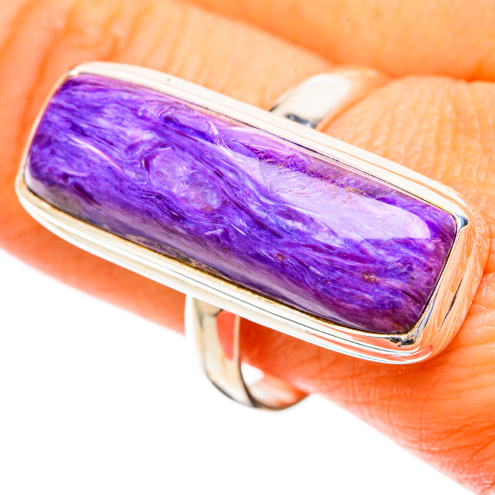 Charoite Rings handcrafted by Ana Silver Co - RING109517
