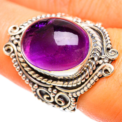 Amethyst Rings handcrafted by Ana Silver Co - RING109518