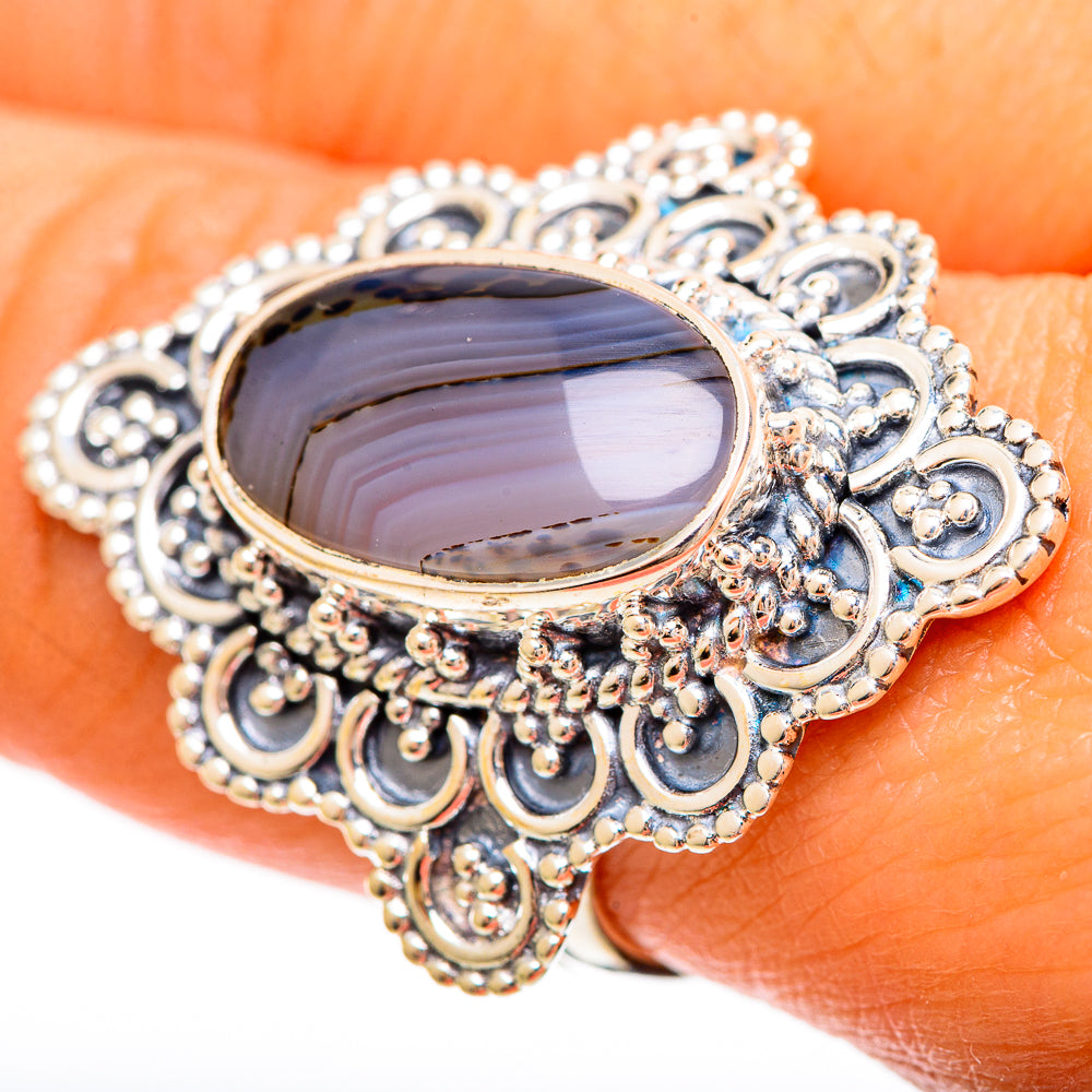 Dendritic Opal Rings handcrafted by Ana Silver Co - RING109526