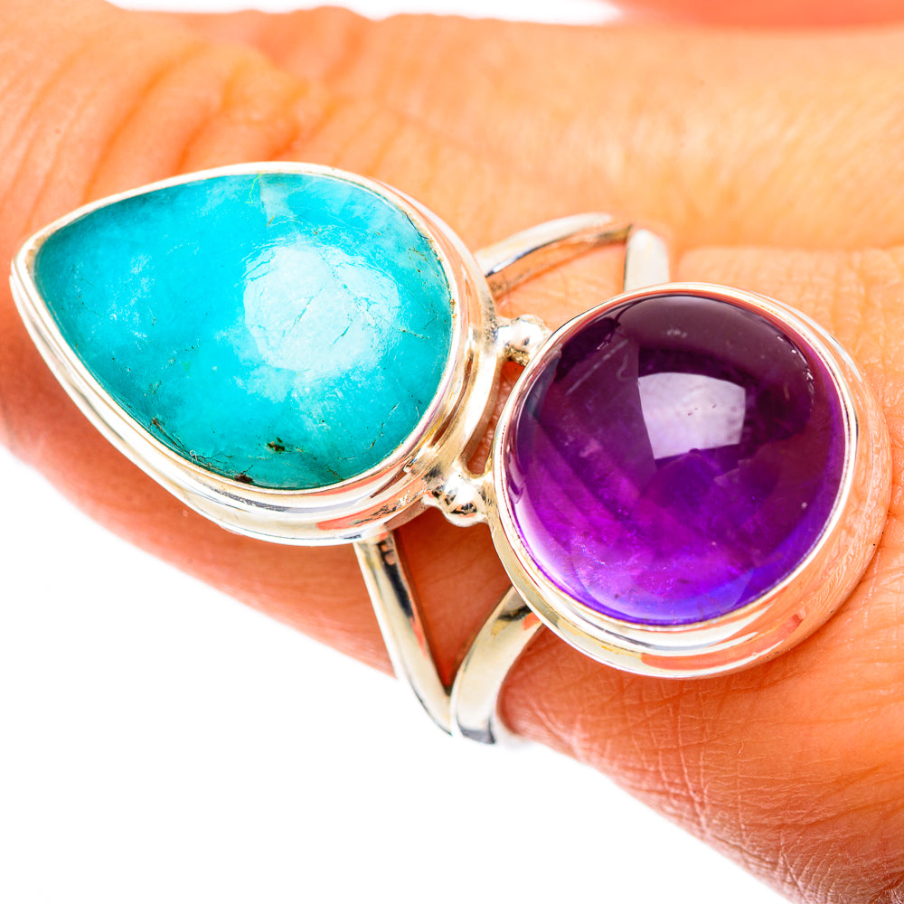 Larimar Rings handcrafted by Ana Silver Co - RING109530