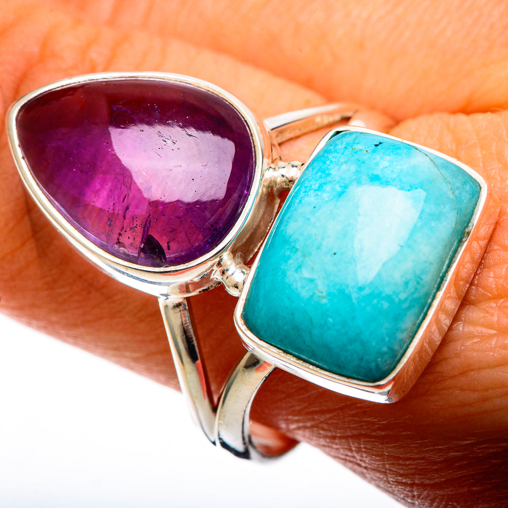 Larimar Rings handcrafted by Ana Silver Co - RING109531