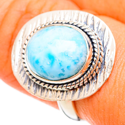 Larimar Rings handcrafted by Ana Silver Co - RING109537