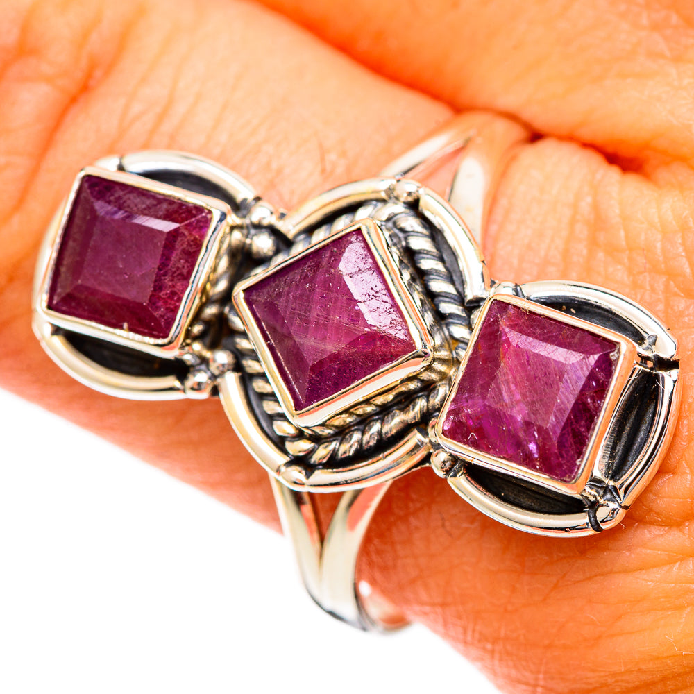 Ruby Rings handcrafted by Ana Silver Co - RING109546
