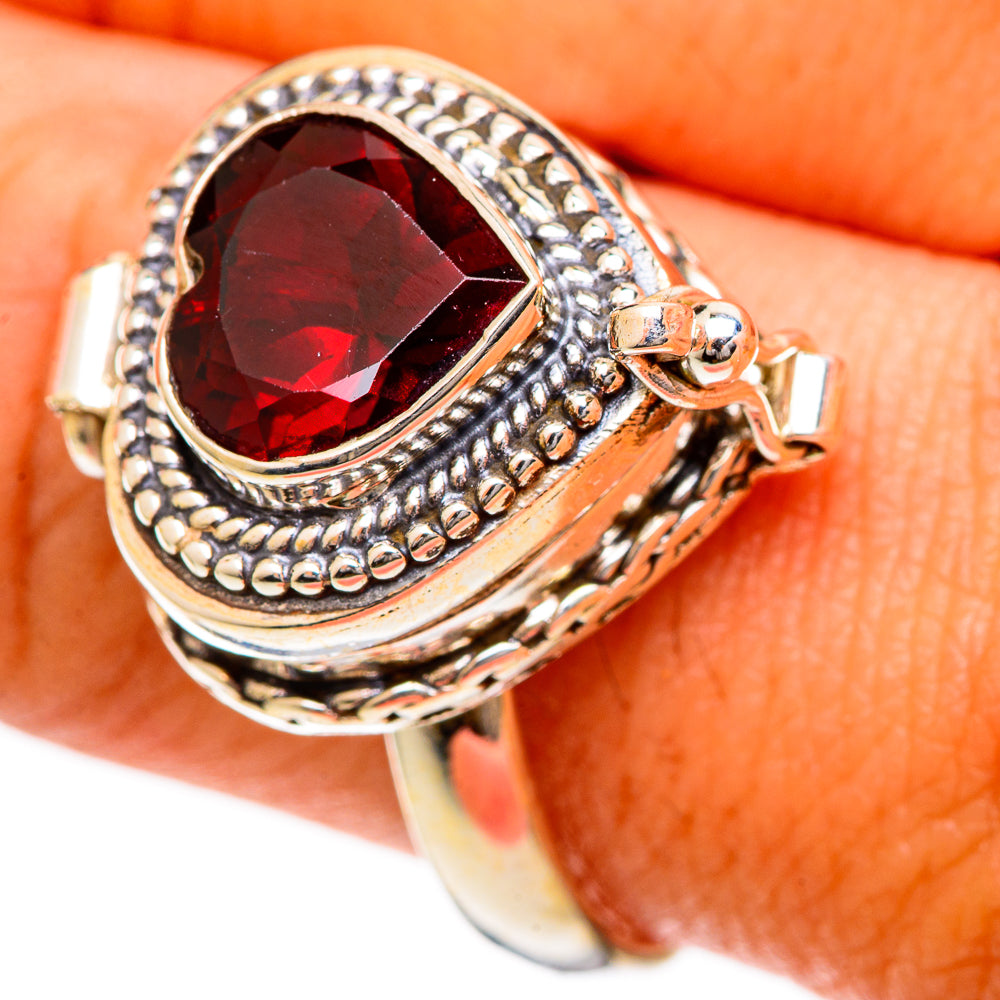 Garnet Rings handcrafted by Ana Silver Co - RING109549
